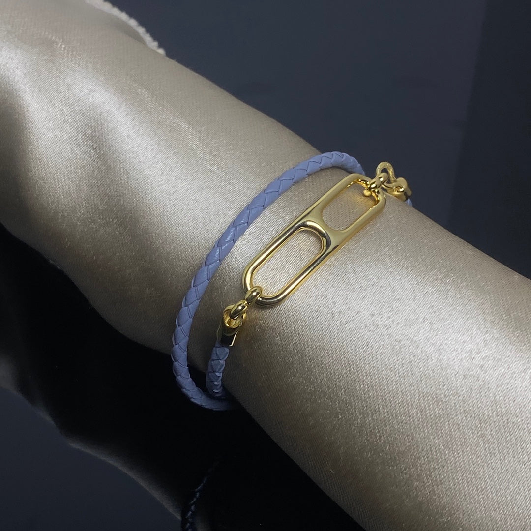 Hermes Pig Nose Light Lavender Bracelet