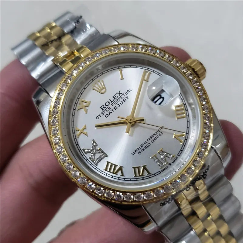 Rolex Datejust Diamond Bezel - Hình 6