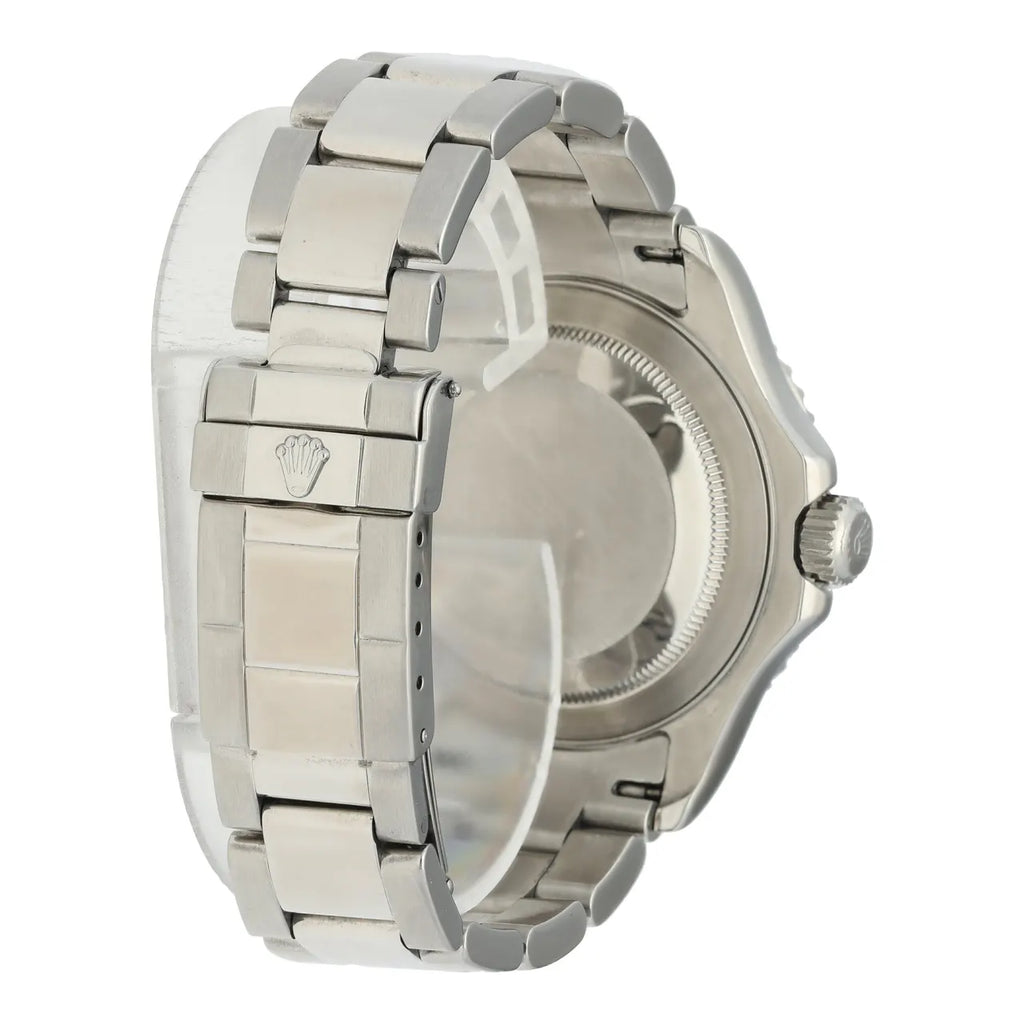 stainless Rolex Yacht-Master Silver Dial - Hình 2